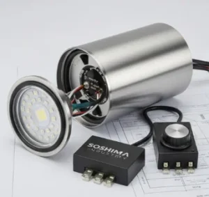 چراغ استخری LED استیل با درایور و دیمر برند SOSHIMA INDUSTRY